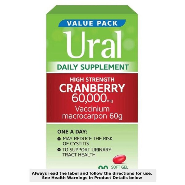 Ural High Strength Cranberry 60000mg 90 Capsules