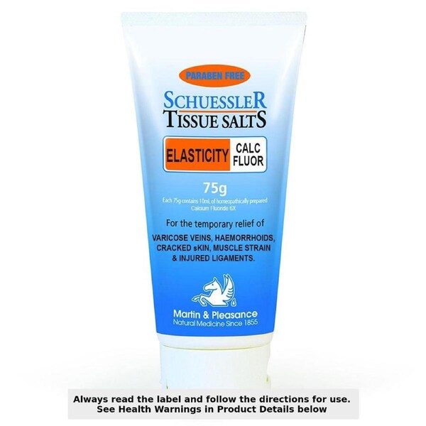 Schuessler Tissue Salts Calc Fluor Skin Elasticity Cream 75g