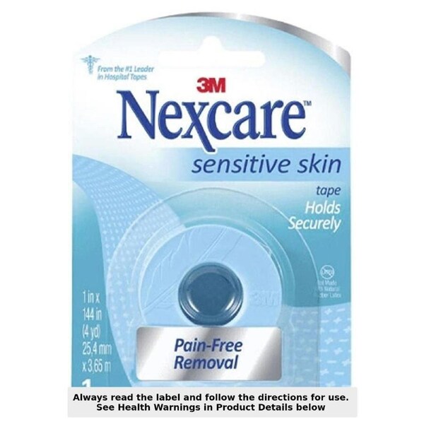 Nexcare Sensitive Skin Tape Roll 25.4mm x 3.65m