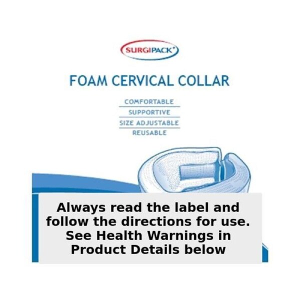 Surgipack Cervical Foam Collar Neck Support Small 1 Pack