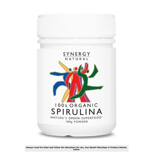 Synergy Natural Organic Spirulina Powder 100g