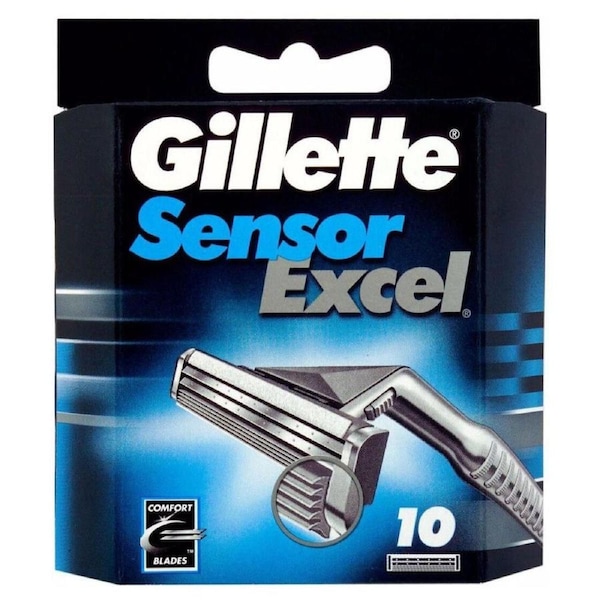 Gillette Sensor Excel Replacement Cartridges 10 Pack
