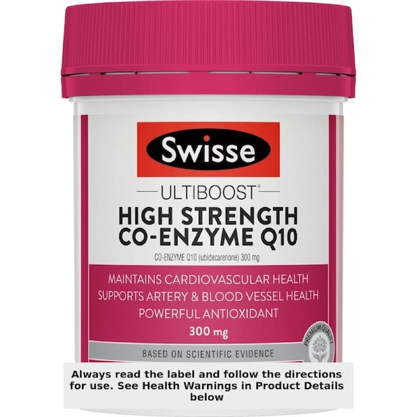 Swisse Ultiboost High Strength Co Enzyme Q10 300mg - 90 Capsules