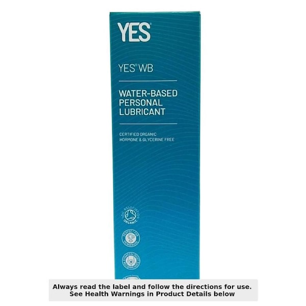 Yes Organic Lubricants WB Water Based Personal Lubricant 50ml