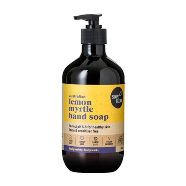 Simply Clean Lemon Myrtle Hand Soap 500ml
