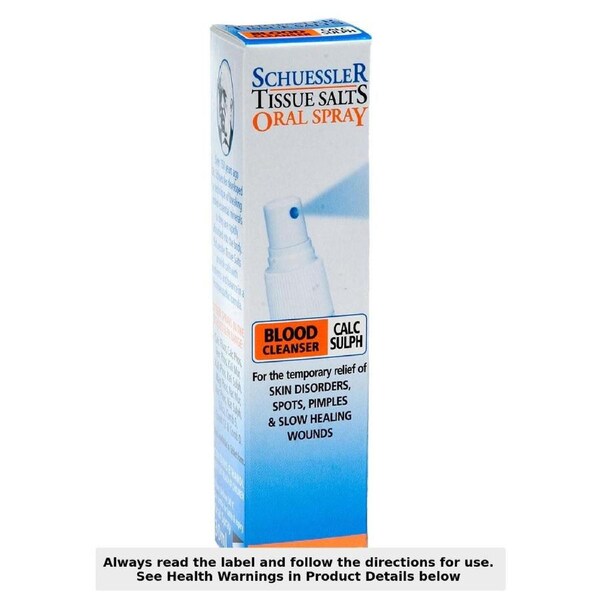Schuessler Tissue Salts Calc Sulph Blood Cleanser Spray 30ml
