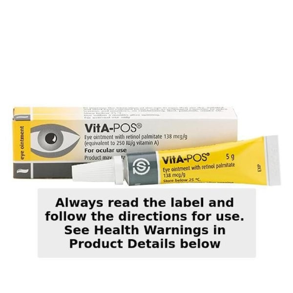 VitA-Pos Eye Ointment Vitamin A 5g