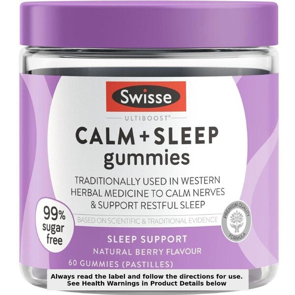 Swisse Ultiboost Calm + Sleep Gummies 60 Pack