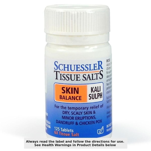 Schuessler Tissue Salts Kali Sulph Skin Balance 125 Tablets