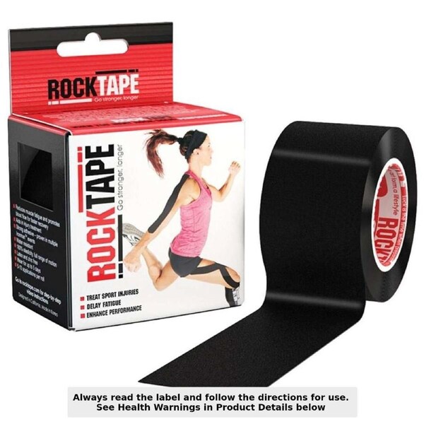 Rocktape Black 5cm x 5m Tape