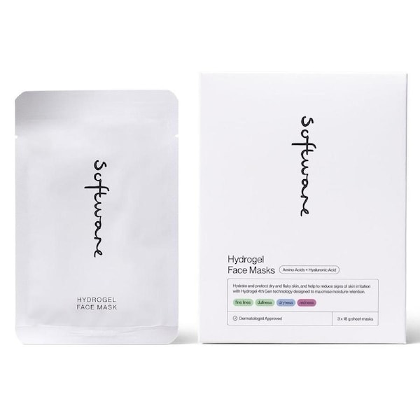 Software Hydrogel Face Sheet Mask 3 Pack
