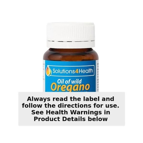 Solution4Health Wild Oregano Oil Capsules 30 Pack