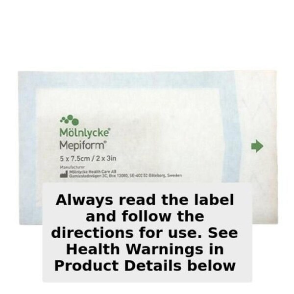 Mepiform Wound Dressing 293200 5cm x 7.5cm Single