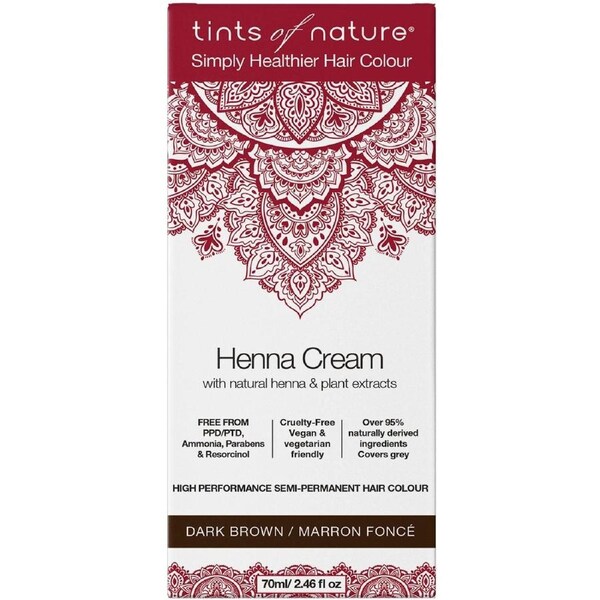 Tints of Nature Henna Cream Dark Brown 70ml