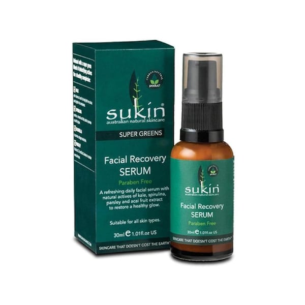 Sukin Super Greens Facial Recovery Serum 30ml
