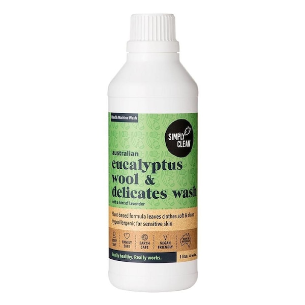 Simply Clean Australian Eucalyptus Wool & Delicates Wash 1L