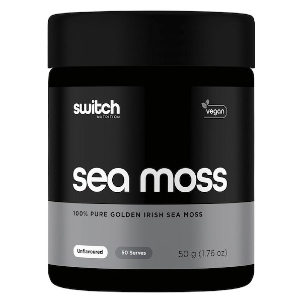 Switch Nutrition 100% Pure Golden Irish Sea Moss Powder 50g