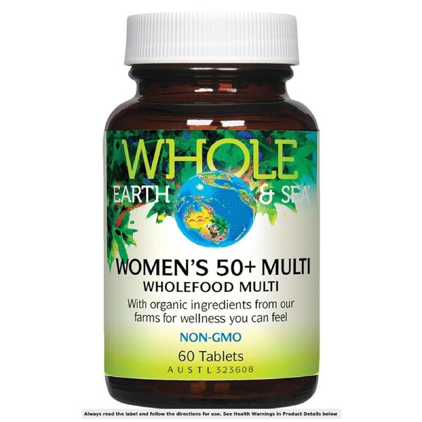 Whole Earth and Sea Women's Multi 50+ 60 Tablets