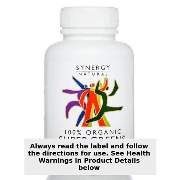 Synergy Natural Organic Super Greens 200 Tablets