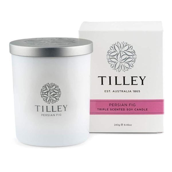 Tilley Scented Soy Candle Persian Fig 240g
