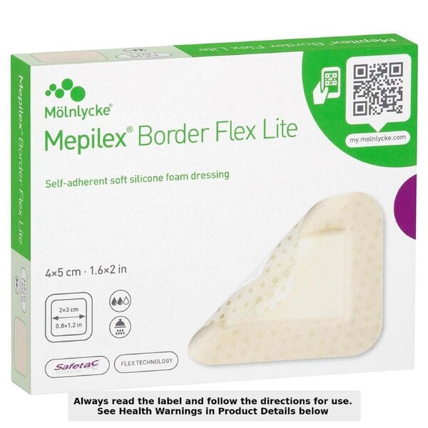 Mepilex Border Flex Lite Wound Dressing 581011 4cm x 5cm 10 Pack