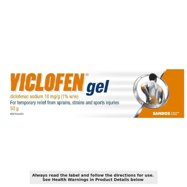 Viclofen Gel 1% Diclofenac sodium - 50g