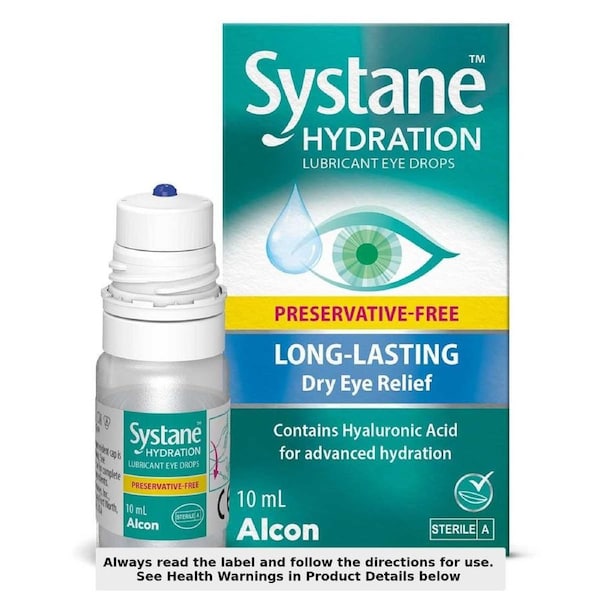 Systane Hydration Lubricant Eye Drops Preservative Free 10ml