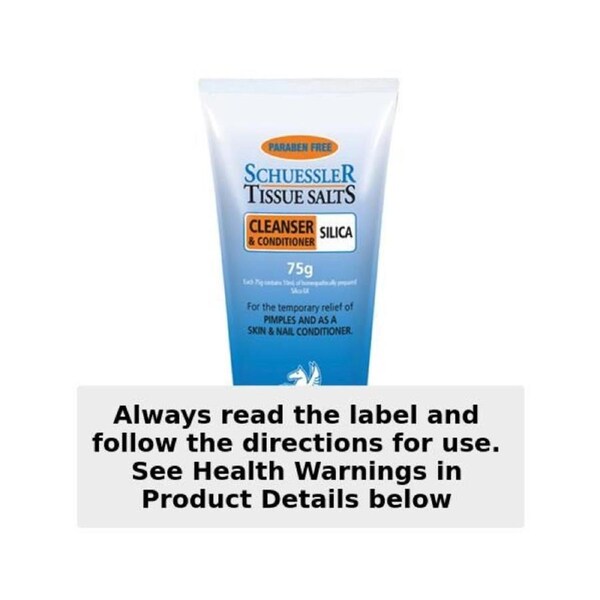 Schuessler Tissue Salts Silica Cleanser & Conditioner Cream 75g