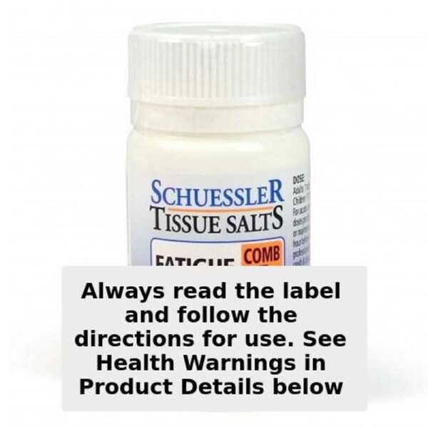 Schuessler Tissue Salts Comb F Fatigue 125 Tablets