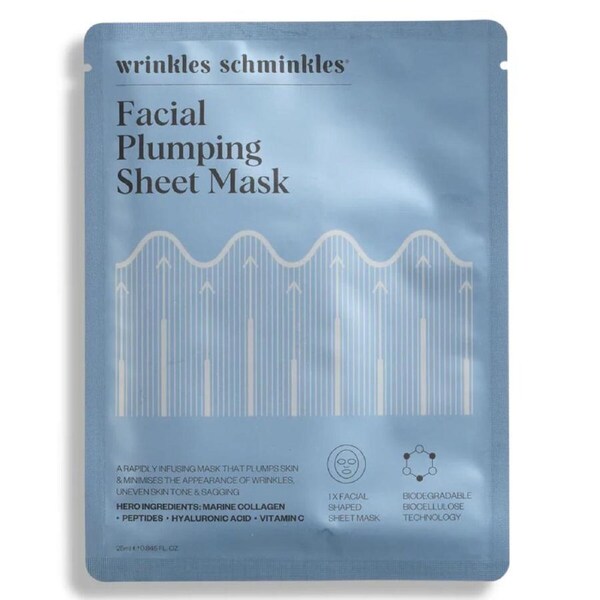 Wrinkles Schminkles Facial Plumping Sheet Mask - 1 Pack