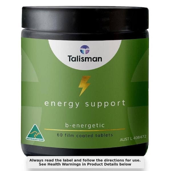 Talisman Vitamins Energy Support 60 Tablets