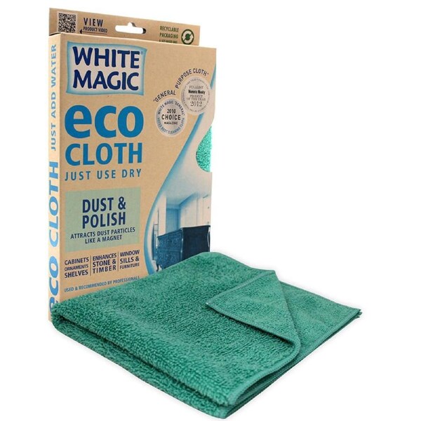 White Magic Eco Micro Fibre Dust & Polish 1 Pack