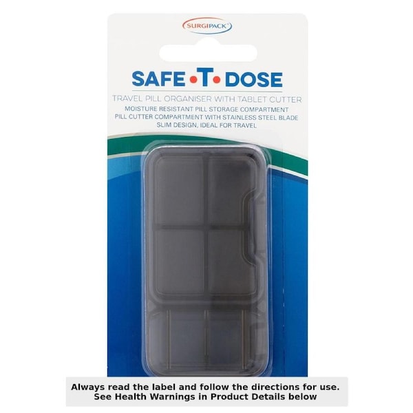 Surgipack Safe-T-Dose Travel Case & Tablet Cutter