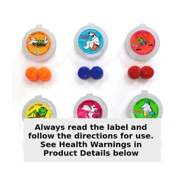 Putty Buddies Floating Silicone Ear Plugs 1 Pair Assorted Colours