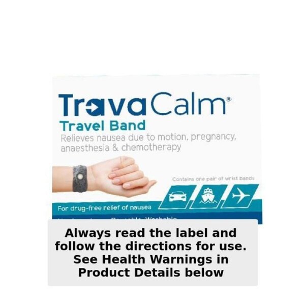 Travacalm Travel Sickness Travel Bands 1 Pair