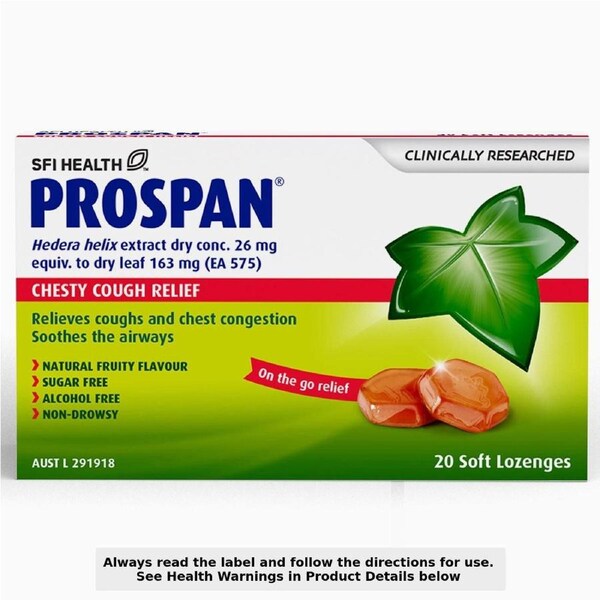 Prospan Chesty Cough Relief Lozenges 20 Pack