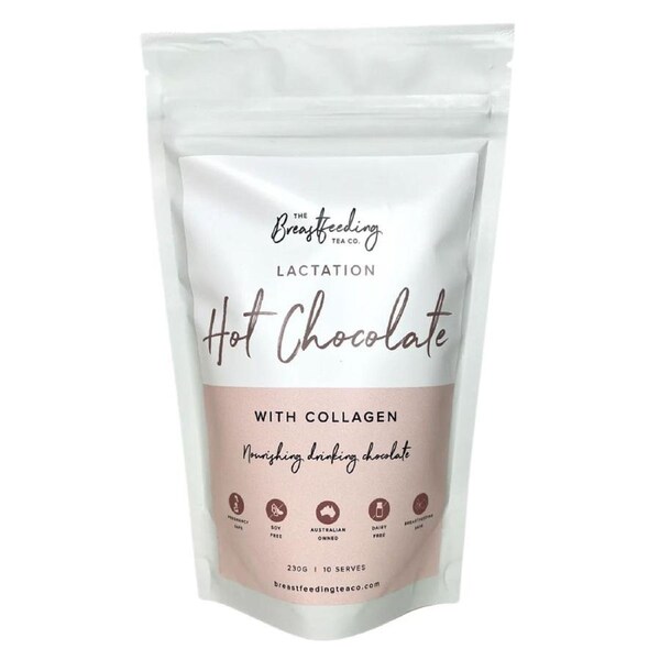 The Breastfeeding Tea Co Lactation Hot Chocolate with Collagen 230g