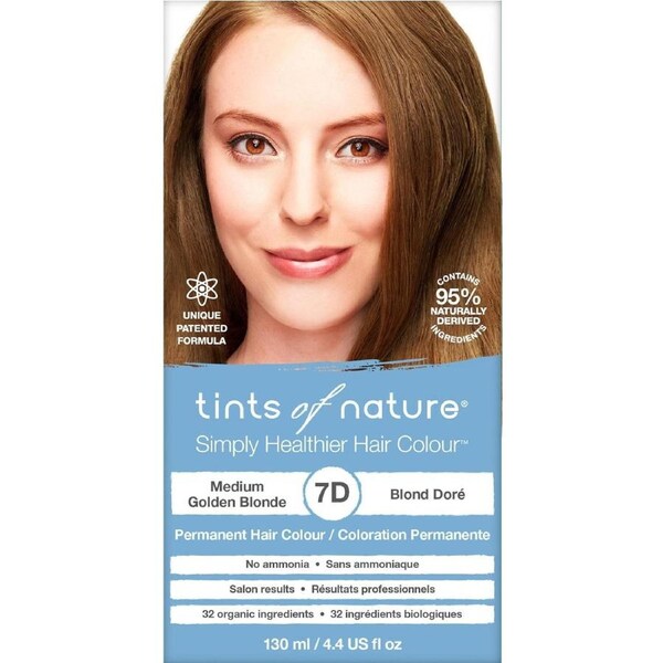 Tints of Nature 7D Medium Golden Blonde Permanent Hair Colour 130ml