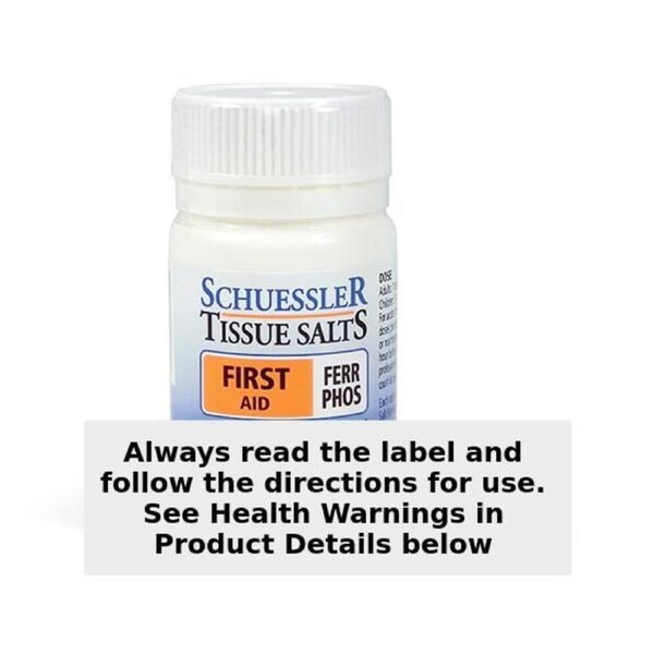 Schuessler Tissue Salts Ferr Phos First Aid 125 Tablets