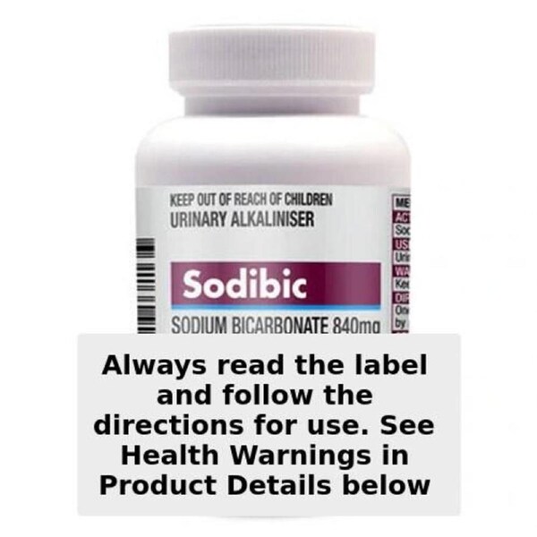 Sodibic Sodium Bicarbonate 840mg 100 Capsules