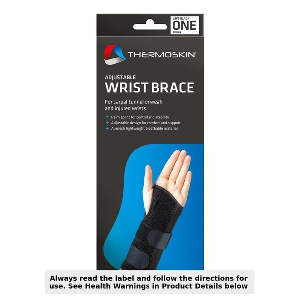 Thermoskin Adjustale Wrist Brace Right Hand One Size