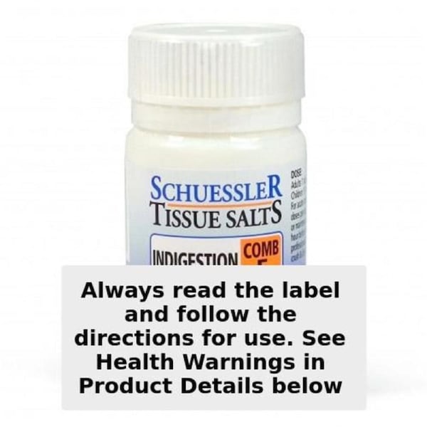 Schuessler Tissue Salts Comb E Indigestion 125 Tablets