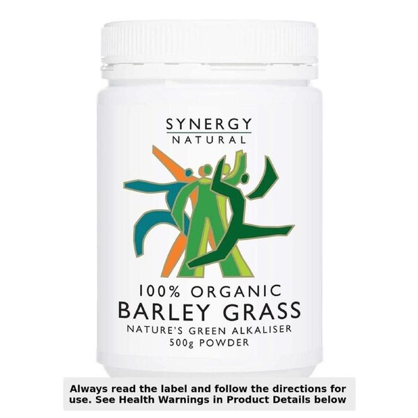 Synergy Natural Organic Barley Grass Powder 500g