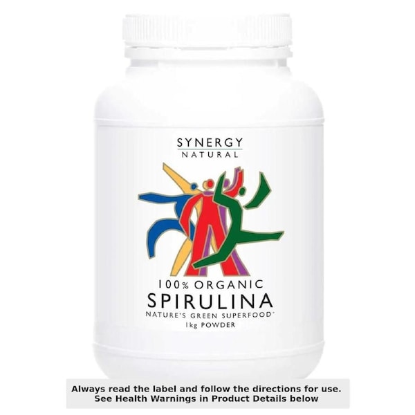 Synergy Natural Organic Spirulina Powder 1kg