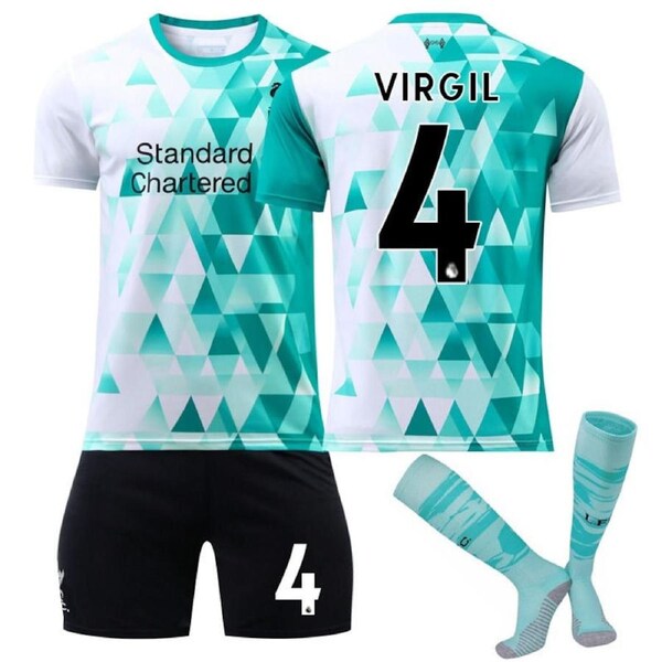 Nevenka VIRGIL #4 Liverpool Training Shirt 2022/23 Soccer Jersey Kit Football Set For Adult Kids 28