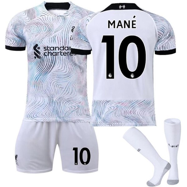 Nevenka MANE #10 Liverpool Home Jersey 2022/23 Soccer Jersey Kit Football T-shirt Set For Adult Kids 2XL