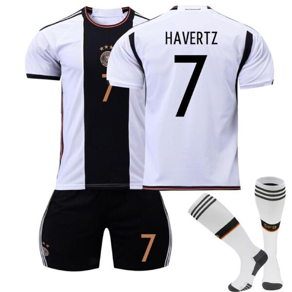 Nevenka HAVERTZ #7 Germany Home Jersey 2022/23 Soccer Jersey Kit Football T-shirt Set For Adult Kids 16