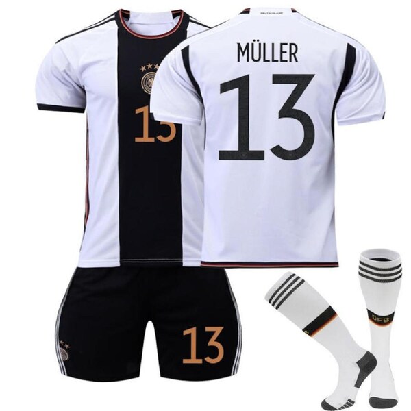 Nevenka MULLER #13 Germany Home Jersey 2022/23 Soccer Jersey Kit Football T-shirt Set For Adult Kids 18