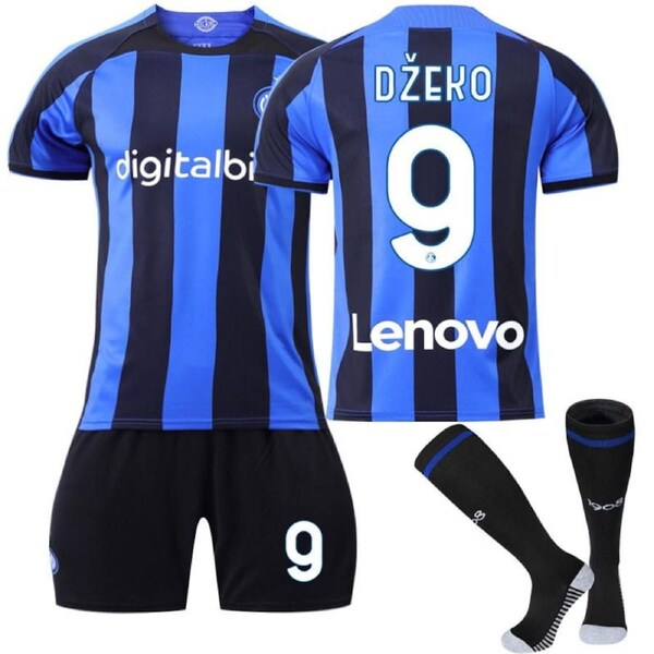 Nevenka DZEKO #9 Milano F.C Home Jersey 2022/23 Soccer Jersey Kit Football T-shirt Set For Adult Kids 24