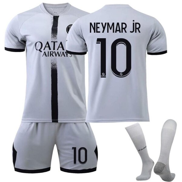 Nevenka NEYMAR JR #10 Paris F.C Away Jersey 2022/23 Soccer Jersey Kit Football T-shirt Set For Adult Kids 30